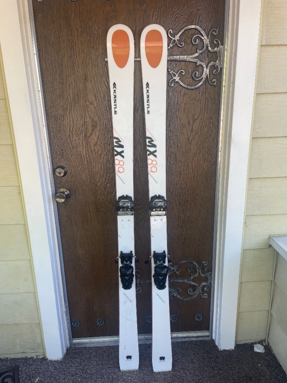 2018 Kastle MX89 Used Skis Length 190cm with Tyrolia Attack 13 ski bindings